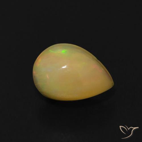 0.58ct Natural Multicolor Ópalo, En forma de pera, Transparente, Photo A