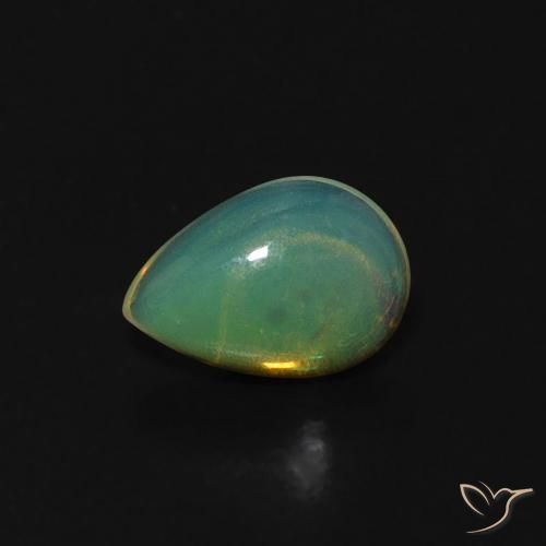 0.36ct Natural Multicolor Ópalo, En forma de pera, Transparente