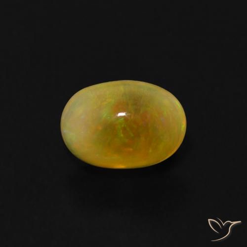 0.49ct Natural Multicolor Ópalo, Ovalada, Transparente