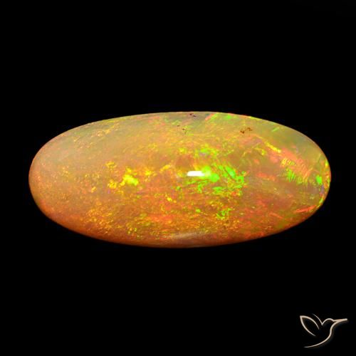 13.59ct Multicolor Ópalo, Ovalada, Opaco