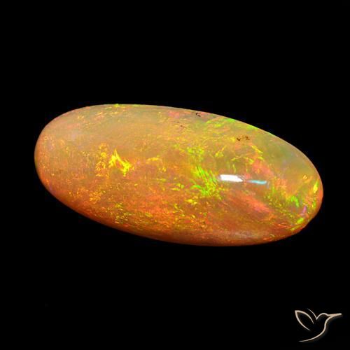 Ópalo Multicolor natural de 13.59 ct, Ovalada, Opaco