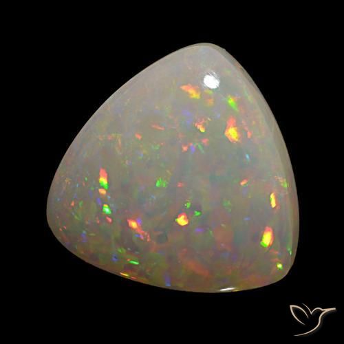 Ópalo Multicolor natural de 10.82 ct, Trillón, Opaco
