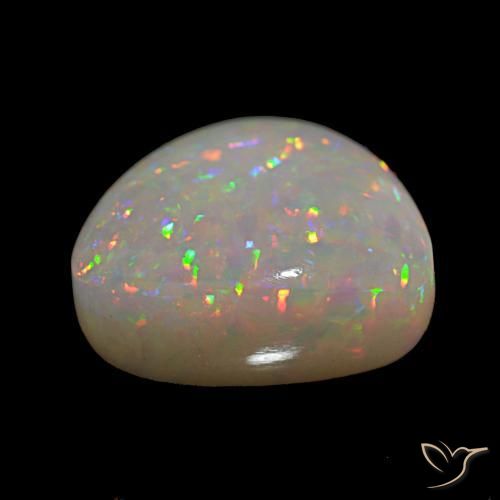 Ópalo Multicolor natural de 10.82 ct, Trillón, Opaco