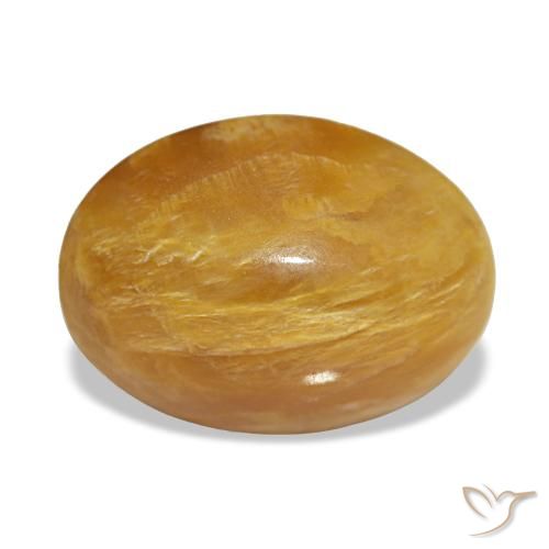 Ópalo dorado de 2,93 ct, ovalado, opaco
