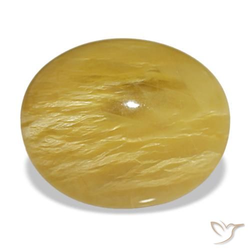 Ópalo dorado de 10,02 ct, ovalado, opaco