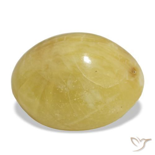 Ópalo dorado natural de 14,38 ct, corte óvalo, opaco