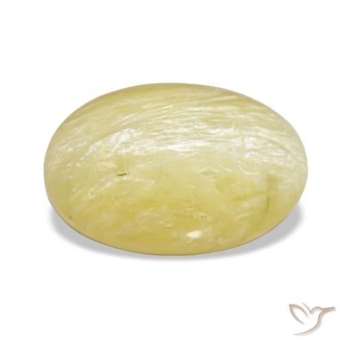 Ópalo amarillo de 2,89 ct, ovalado, opaco