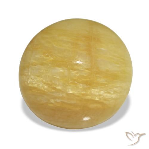 Ópalo dorado de 4,42 ct, ovalado, opaco