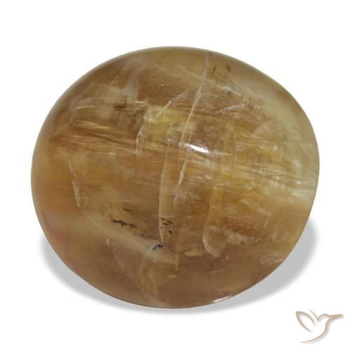 Ópalo marrón natural de 8,17 ct, corte óvalo, opaco