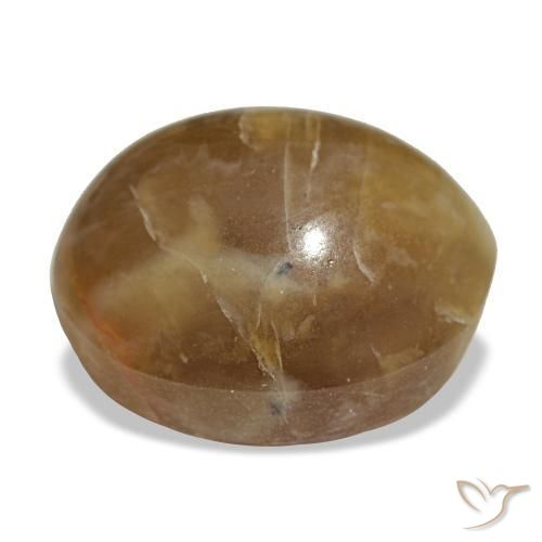 Ópalo marrón natural de 8,17 ct, corte óvalo, opaco