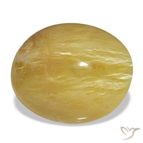 Ópalo amarillo de 5,55 ct, ovalado, opaco