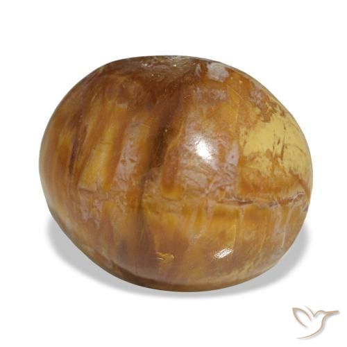 Ópalo marrón natural de 5,76 ct, corte óvalo, opaco