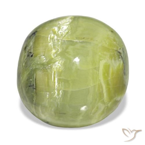 Ópalo verde de 10,64 ct, cojín, opaco