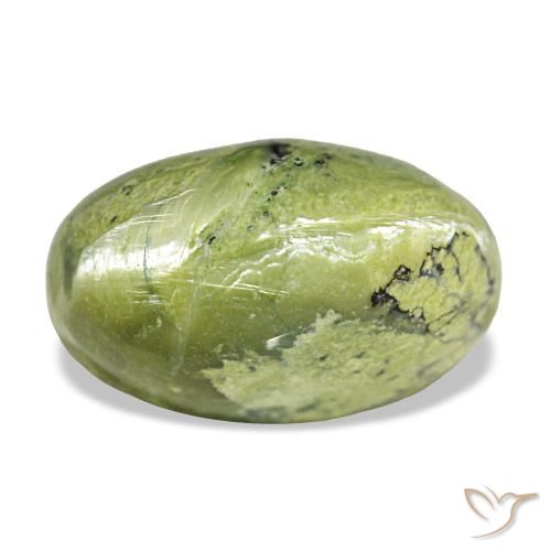 Ópalo verde de 7,14 ct, ovalado, opaco