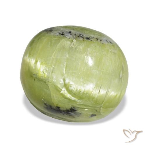 Ópalo verde natural de 3,75 ct, corte óvalo, opaco