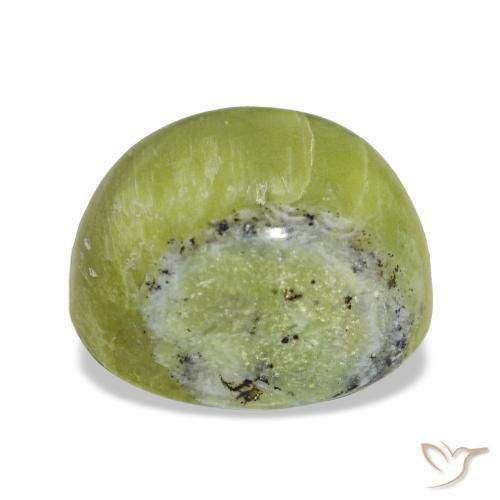 Ópalo verde natural de 3,75 ct, corte óvalo, opaco