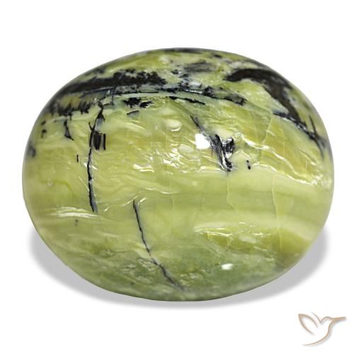 Ópalo verde de 24,01 ct, ovalado, opaco