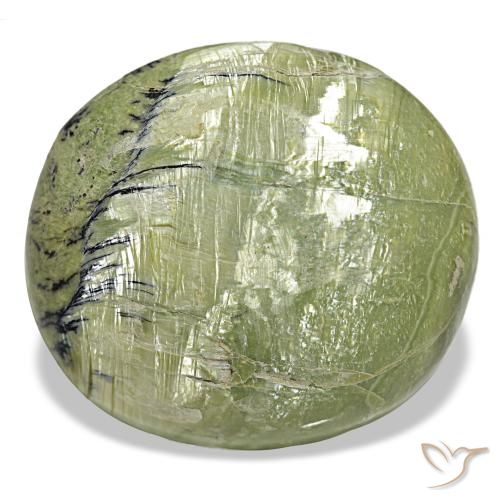Ópalo verde de 25,90 ct, cojín, opaco