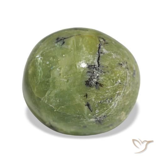 Ópalo verde natural de 4,99 ct, corte óvalo, opaco