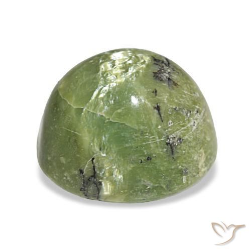 Ópalo verde natural de 4,99 ct, corte óvalo, opaco