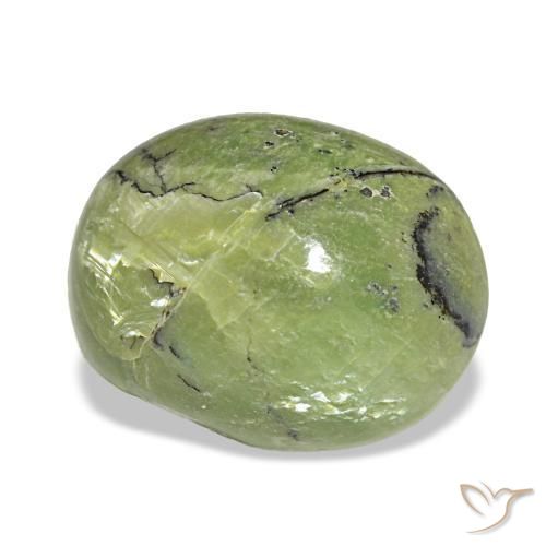 Ópalo verde natural de 5,40 ct, corte óvalo, opaco
