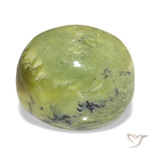 Ópalo verde natural de 8,01 ct, corte óvalo, opaco