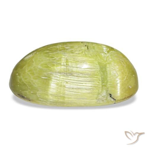 Ópalo verde natural de 7,30 ct, corte óvalo, opaco