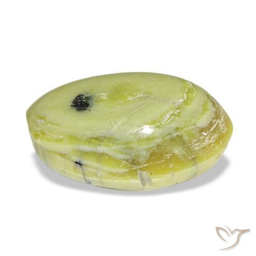 Ópalo verde natural de 3,02 ct, corte óvalo, opaco