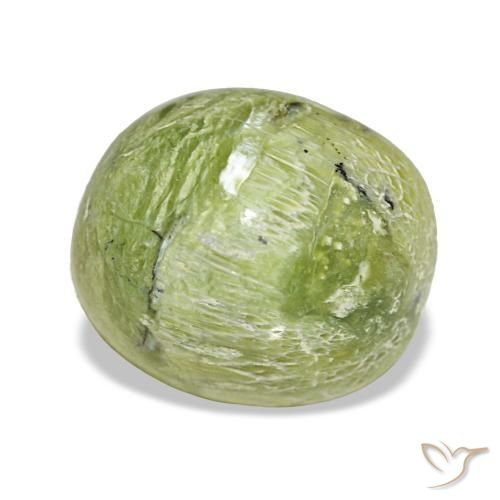 Ópalo verde natural de 4,64 ct, corte óvalo, opaco