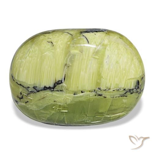 Ópalo verde de 30,92 ct, cojín, opaco