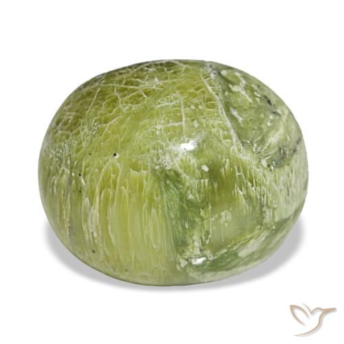 Ópalo verde de 7,16 ct, ovalado, opaco