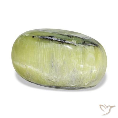 Ópalo verde natural de 4,62 ct, corte óvalo, opaco