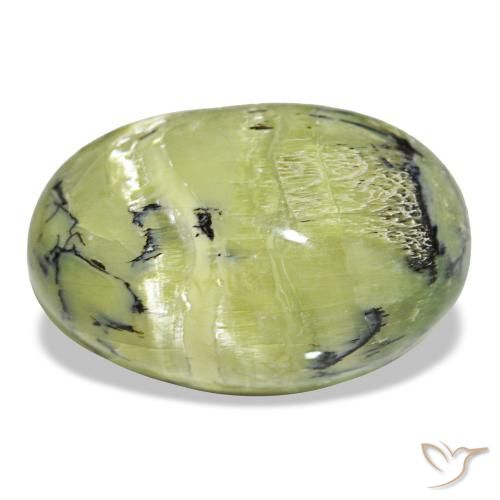 Ópalo verde de 14,50 ct, ovalado, opaco