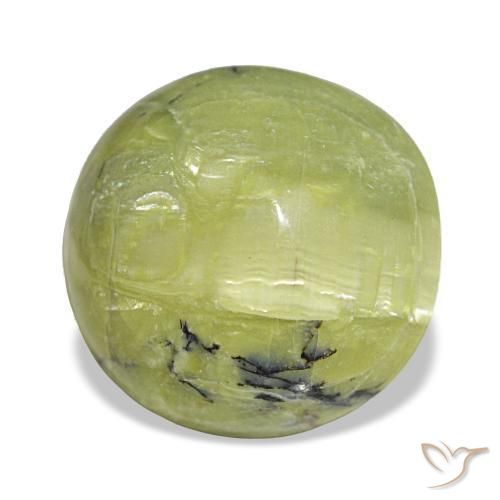 Ópalo verde natural de 7,23 ct, corte óvalo, opaco