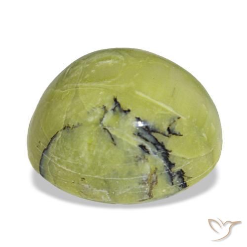 Ópalo verde natural de 7,23 ct, corte óvalo, opaco