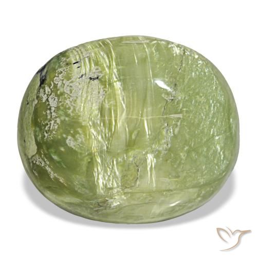 Ópalo verde de 25,50 ct, ovalado, opaco