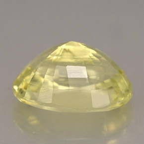 Ortoclasa amarillo natural de 5,76 ct, corte óvalo, VS