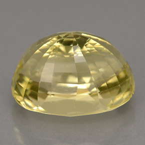 Ortoclasa amarillo natural de 6,60 ct, corte óvalo, VS
