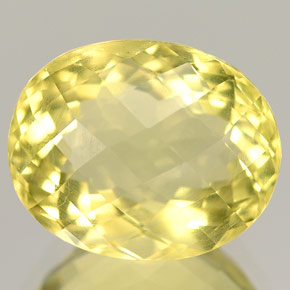Ortoclasa amarillo natural de 6,59 ct, corte óvalo, VVS-VS