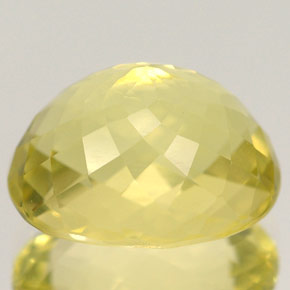 Ortoclasa amarillo natural de 6,59 ct, corte óvalo, VVS-VS