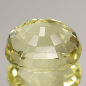Ortoclasa amarillo natural de 4,56 ct, corte óvalo, VS