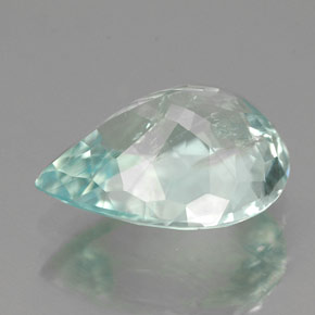 Turmalina paraíba azul natural de 3,75 ct, en forma de pera, VS