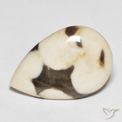 18.51ct Natural Multicolor Maní Madera, En forma de pera, Opaco