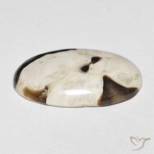 Maní Madera Multicolor natural de 22.29 ct, Ovalada, Opaco