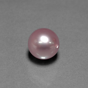 Perla azul natural de 4,68 ct, esfera / bola, opaco