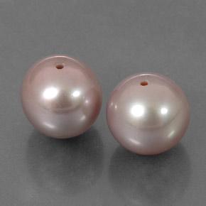Gemas de perla rosa natural de 6,62 ct, esfera / bola, opaco