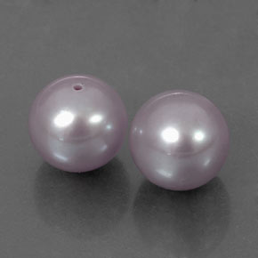 Gemas de perla rosa natural de  ct, esfera / bola, opaco