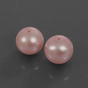Gemas de Perla Rosa natural de  ct, Esfera / Bola, Opaco