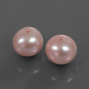 Gemas de perla rosa natural de  ct, esfera / bola, opaco