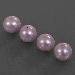 Gemas de perla rosa natural de  ct, esfera / bola, opaco